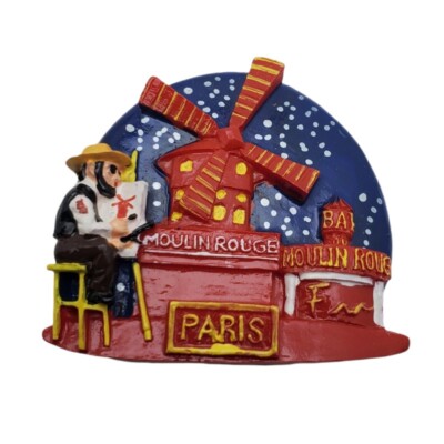 Moulin Rouge Paris Fridge Refrigerator Magnet Travel Tourist Souvenir Gift