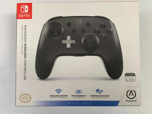 New! Nitendo PowerA Enhanced Wireless Controller  Switch Black (H 🐝) - Picture 1 of 1