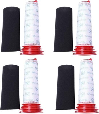 4 Pack Foam Stick Filter Kits for BOSCH Athlet BCH6L2560 BCH6ZOO Vacuum Cleaner