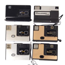 KODAK Disc Cameras, Lot of 6 - 3100, 4000, 6000, Challenger - UNTESTED, AS IS