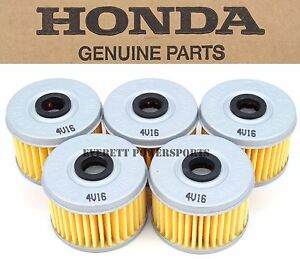 New Genuine Honda HM5 Oil Filter 3 Pack Many TRX SXS 300-500 OEM See Notes #S110 