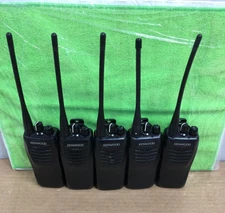 (LOT OF 5) Kenwood TK-3400-K UHF TRANSCEIVER 4 channel W/ANTENNA