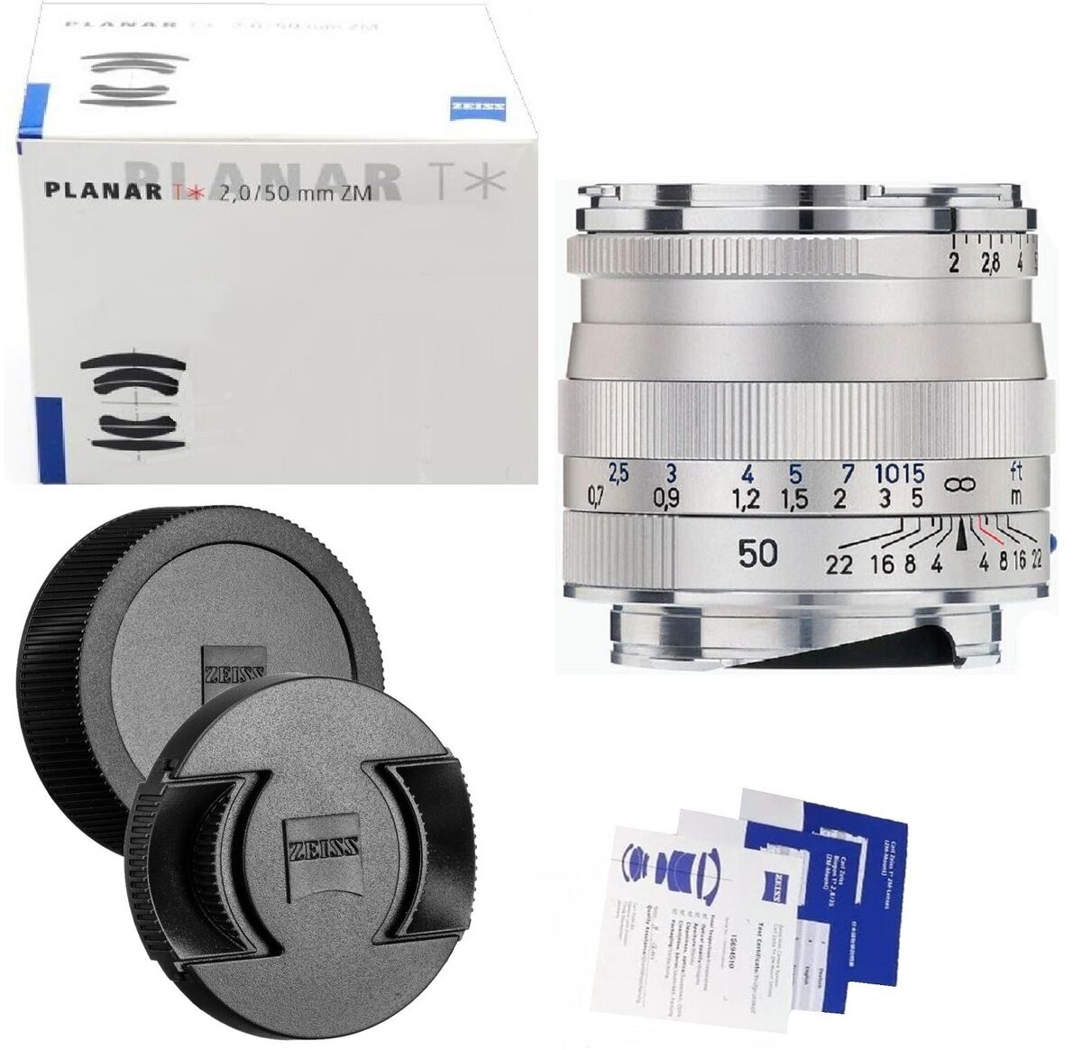 Carl Zeiss Planar T* 2/50mm f/2 ZM Lens For Leica M-Mount Carl Zeiss Planar T* 2/50mm f/2 ZM Lens For Leica M-Mount