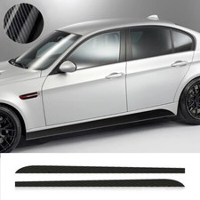 High Grade Car Side Skirt Carbon Fiber Sticker - 5D Universal Fits for Most Cars
