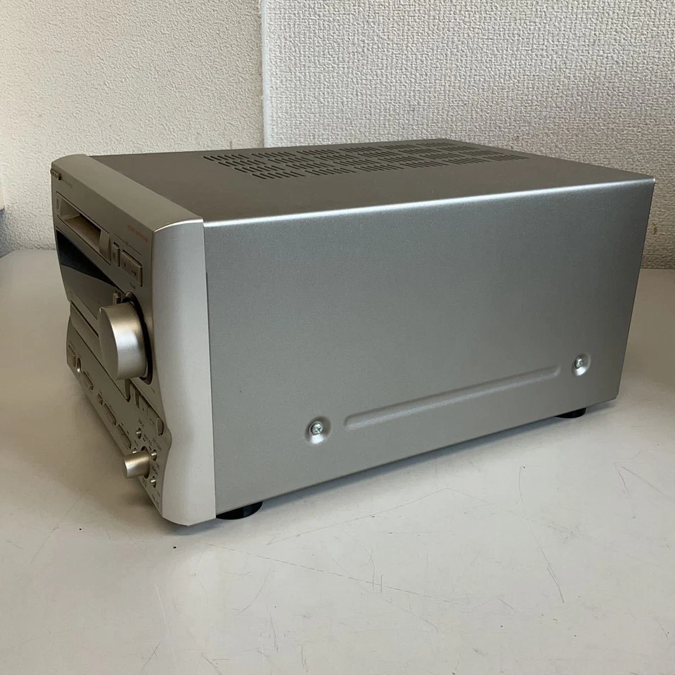 ONKYO FR-V3 CD MD Recorder Tuner Amplifier Audio Deck Speaker D-V3 Tested #114 - Image 4 of 4