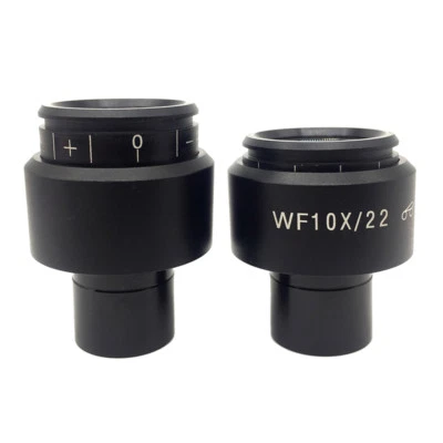 YEGREN WF10X/22 Eyepiece for Biological Microscope High Eye-point Diopter Adjustable