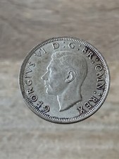1937 GEORGE VI SILVER HALF CROWN - HIGH GRADE