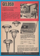 GELOSO: Radio TV Anno 1971 pubblicità advertising werbung clipping MA1440