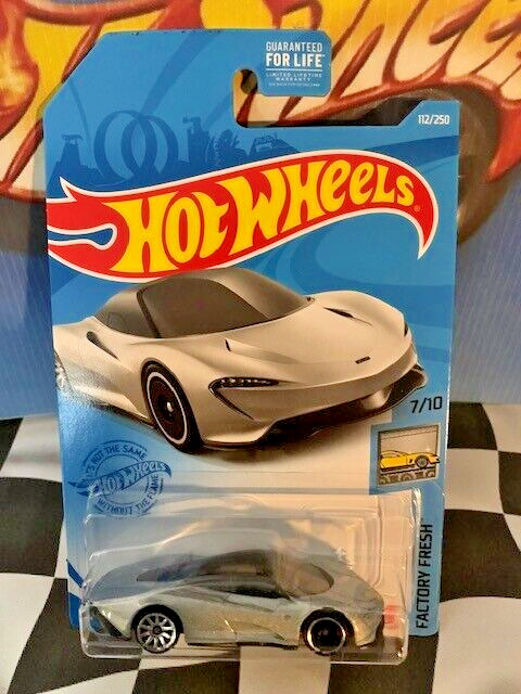 Hot Wheels 2021 HW Factory Fresh 7/10 112 McLaren Speedtail SILVEr AeroDisc/10SP