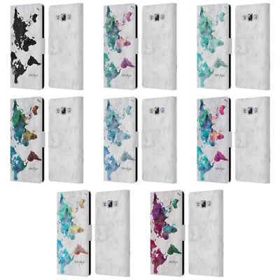 NATURE MAGICK WELT KARTE AUF MARMOR BRIEFTASCHE HUELLE FÜR SAMSUNG HANDYS 3