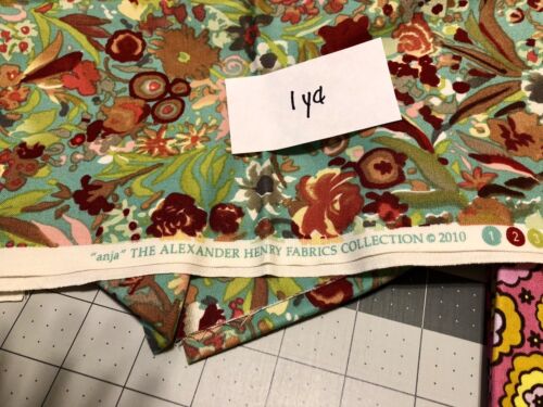 Kaffe Fassett & Other Designers Fabric Lot 2.75 Yards - Picture 7 of 11