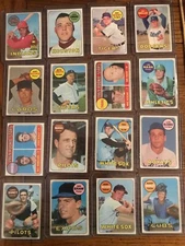 Don Shaw 1969 Topps Baseball Card (Sale Is For One Card In Title) (5733)
