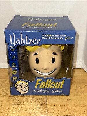 2016 USAopoly Hasbro Bethesda Fallout Vault Boy Yahtzee Board Game BRAND NEW