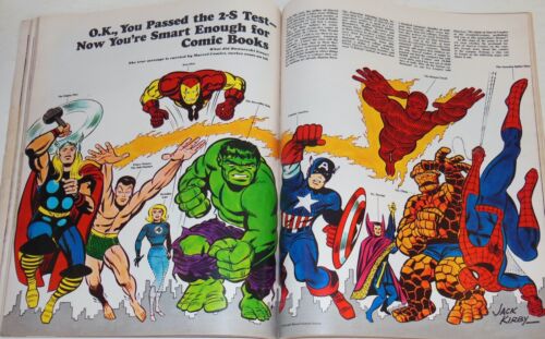 MARVEL COMICS~ESQUIRE MAGAZINE 1966~JACK KIRBY~MARIE SEVERIN~CAMPUS USA~PIN UPS - Picture 1 of 12