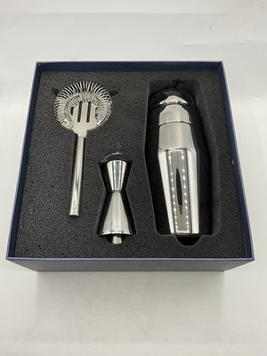 Grunwerg Bacchus EDELSTAHL 3-TEILIGES COCKTAILSET (SN)