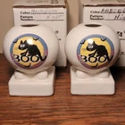 RARE Retired Fiesta Ware Halloween Nights Haunted House Cat Candlestick Holders