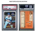1969 Topps Baseball Nolan Ryan #533 PSA 6 EX-MT