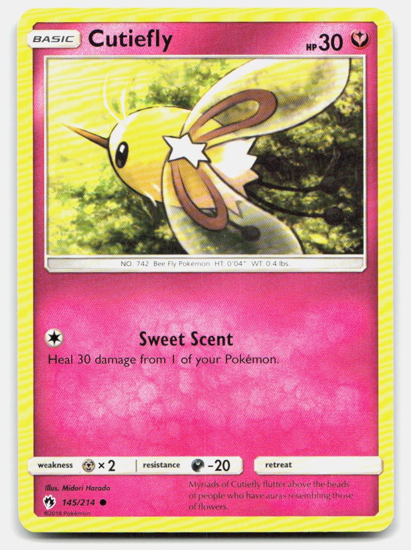 Cutiefly 145/214 Common Lost Thunder Pokemon NM/LP
