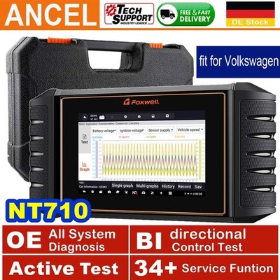 FOXWELL NT710 fit für VAG OBD2 Diagnosegerät Auto Full System KFZ Bi-direktional