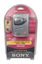 Sony Walkman WM-FX290 Cassette TV Weather AM/FM Digital Tuner Brand New Sealed