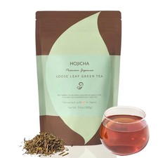 Japanese Green Tea Co. Hojicha Roasted Japanese Green Tea Loose Leaf Tea From...