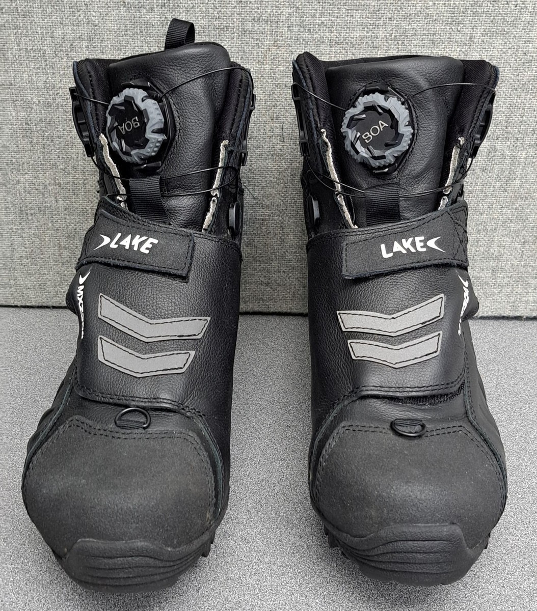 Lake MXZ304-X Winter Wide Mountain Bike Shoes Black, Size