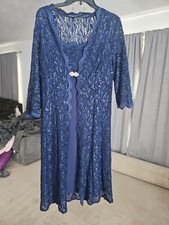 Alex Evenings Tank Dress With Lace Sequin Jacket 10 Evening Mother Of Bride