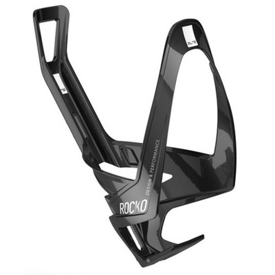 Elite Rocko Carbon Flaschenhalter - Gloss Black/White