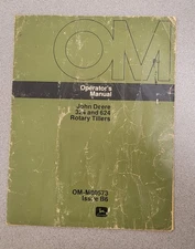 John Deere Original (NOT REPRINTS) 324 And 624 Rotary Tillers OM-M80573 Issue B6