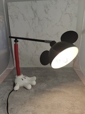 Vintage Disney Mickey Mouse Hand / Hat Animation Style Desk Lamp Flexible Works