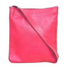 Hermes Crude Celle Pink Mini Shoulder Bag Unisex Free Shipping [Used]