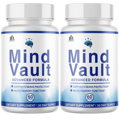 Mind Vault - Advance Formula For Nerve Protection & Memory Support - 2 Bottles