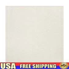 Fringe Tablecloth Throw 50x50 Square Cotton Machine Washable Rustic Decor New