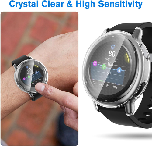 3 Packs Screen Protector Case Compatible with Garmin Vivoactive 5, Soft TPU Plat - Picture 4 of 8