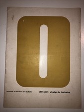 OLIVETTI DESIGN IN INDUSTRY MUSEUM OF MODERN ART BULLETIN-MOMA-1952