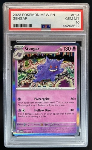 2023 Pokemon SV 151 Gengar #094/165 PSA 10 GEM MINT