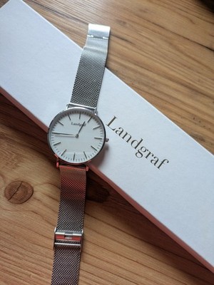 Damen-Armbanduhr Landgraf Silber Edelstahl Analog Quarz