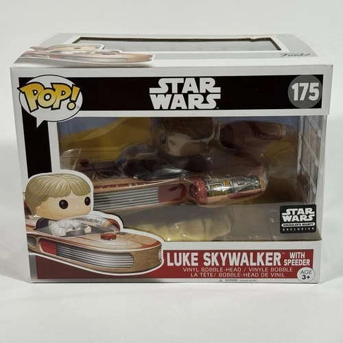 FUNKO Pop Star Wars Luke Skywalker with Speeder 175 Smuggler’s Bounty Exclusive