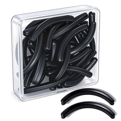 50Pack Compatible for Shiseido Eyelash Curler Refill Pads,Bulk 50-Piece Black