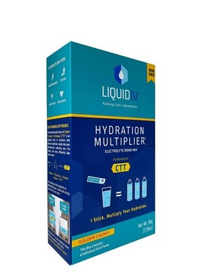 Liquid I.V. Hydration Multiplier, Golden Cherry, Electrolyte Drink Mix Powder