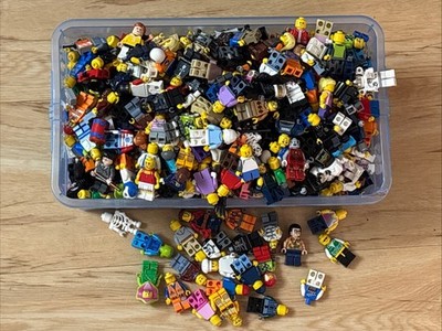 Restposten Sammlung 10 Original Lego zufällige Minifiguren + Zubehör Konvolut