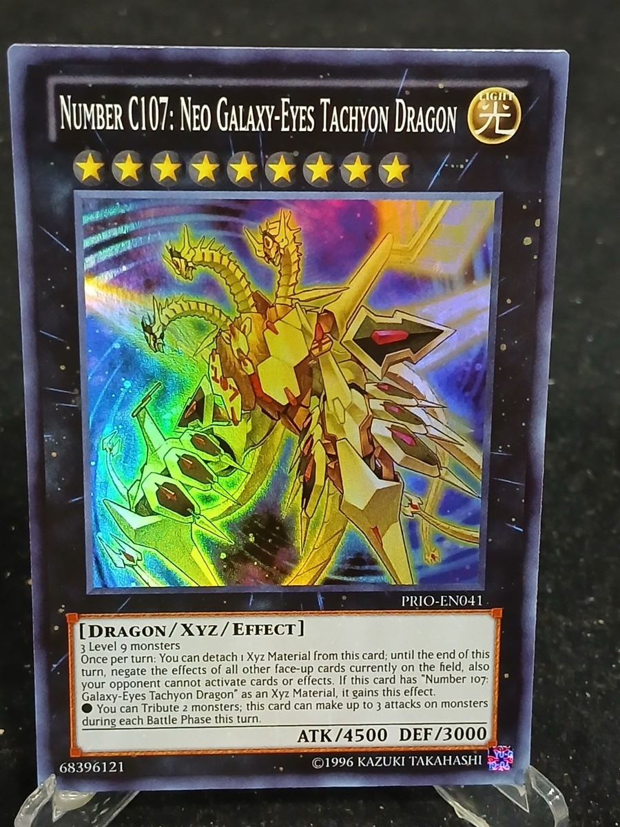HIRO EE Revelation850 10°F Yu-Gi-Oh! Number C107: Neo Galaxy-Eyes Tachyon Dragon PRIO-EN041