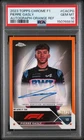 2023 TOPPS CHROME FORMULA 1 CHROME AUTO ORANGE PIERRE GASLY 20/25 PSA 10