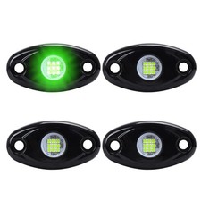 LED Rock Light Kit for Jeep, ATV, UTV, SUV, Truck, Boat - Waterproof Underglow
