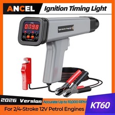 ANCEL KT60 Digital Ignition Timing Light Tachometer 12V 2/4-Stroke Engine