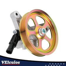 Power Steering Pump w/ Pulley for 2003-07 Honda Accord V6 3.0L Acura MDX Pilot