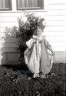 HALLOWEEN COSTUME Jester Clown Young Boy Hat FUN! Old Photo Negative