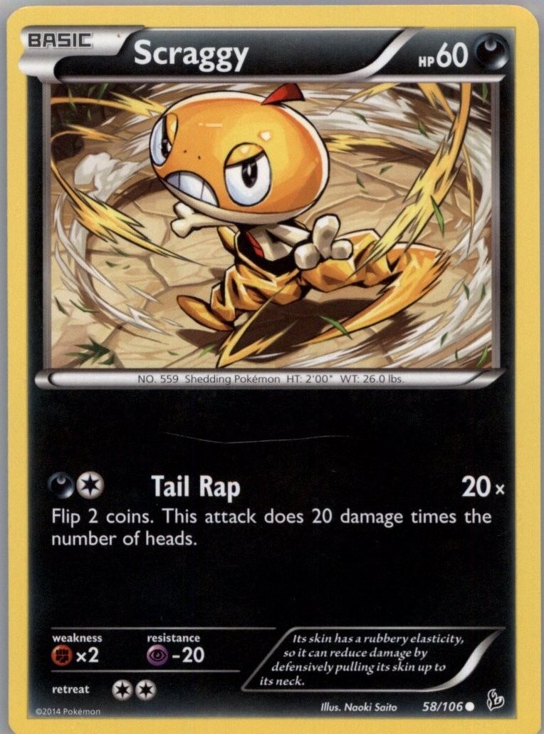 XY - Flashfire #58/106 Scraggy