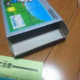Good condition FC Golf Nintendo Famicom software with box explanation box pishi
