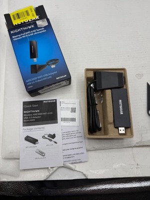 NETGEAR Nighthawk WiFi 6E USB 3.0 Adapter (A8000) - AXE3000 Tri